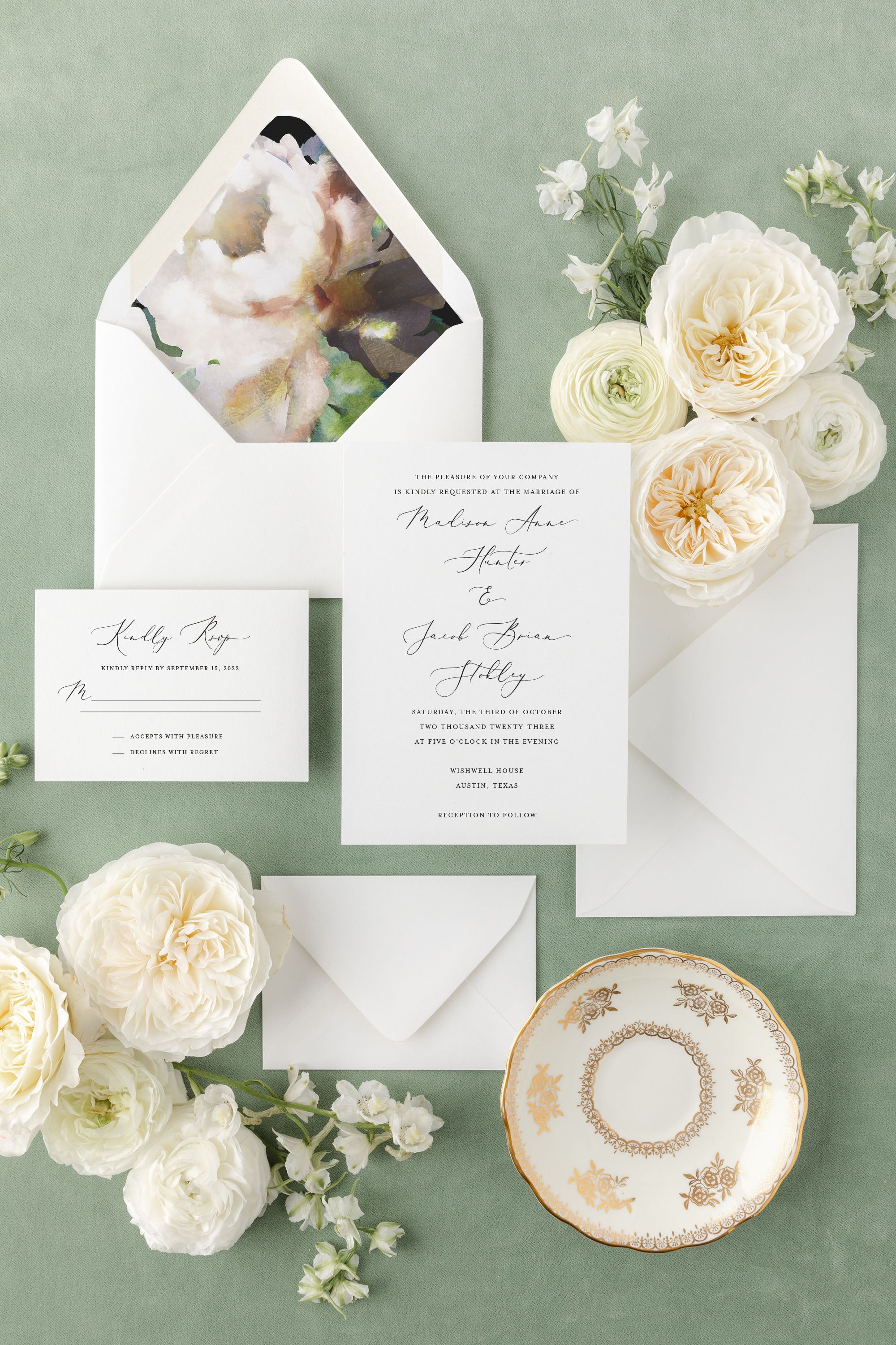 Luxury Wedding Invitation Cards Lily Roe Co.