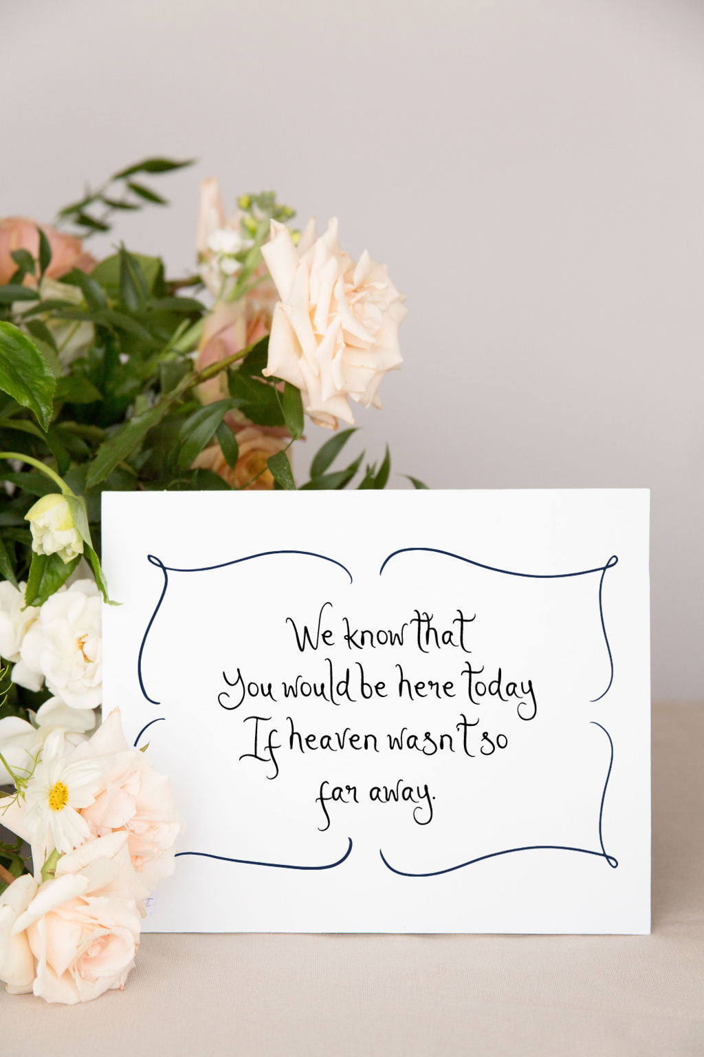 Acrylic Table Signs For Wedding | The Madeline