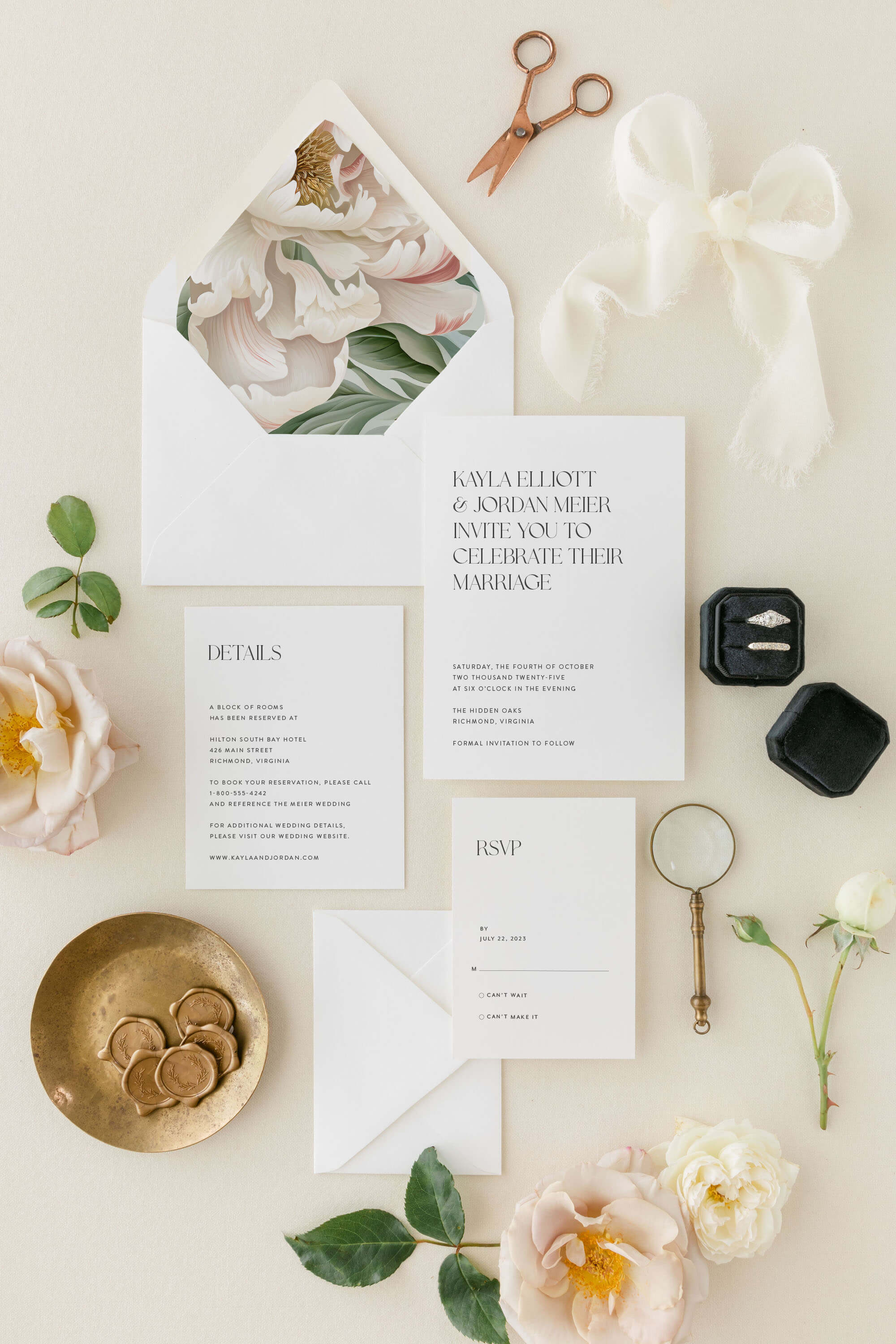 Modern Wedding Invitations Lily Roe Co