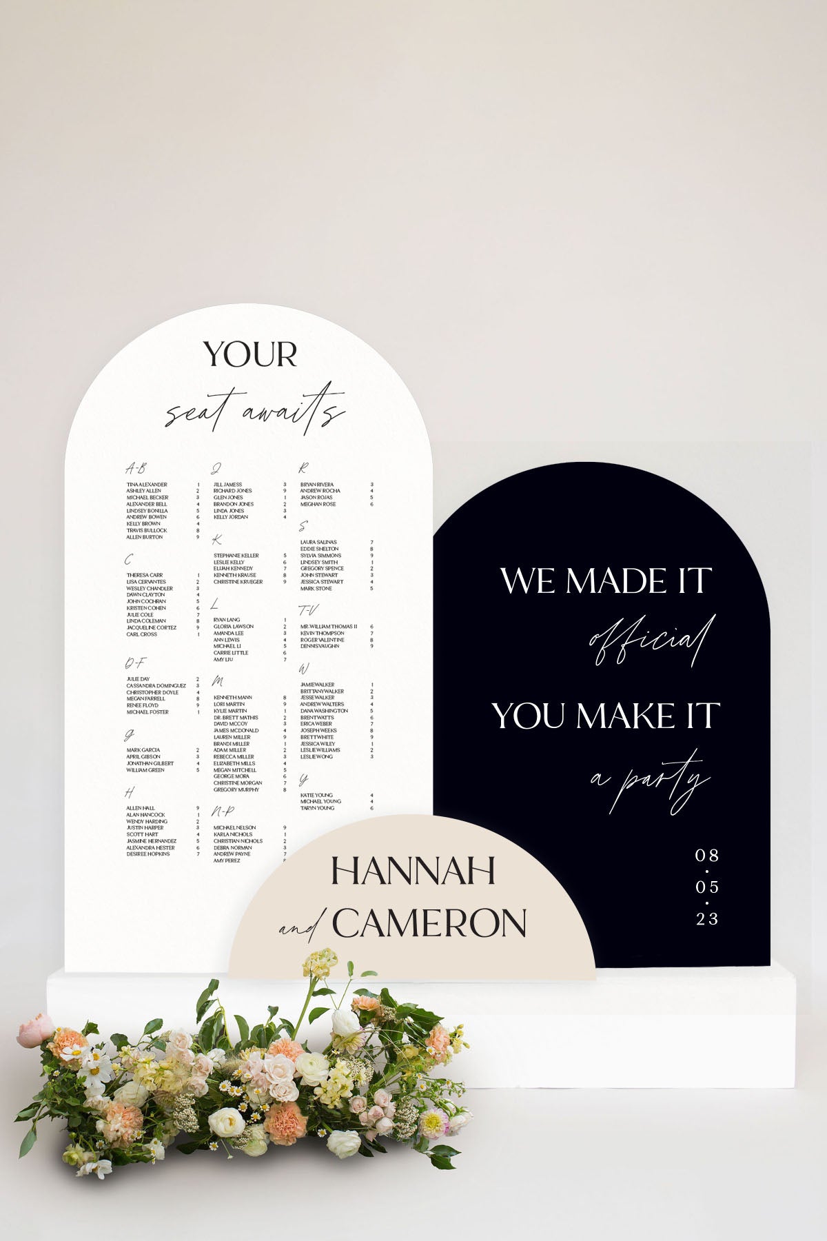 Wedding Signage Set | The Hannah