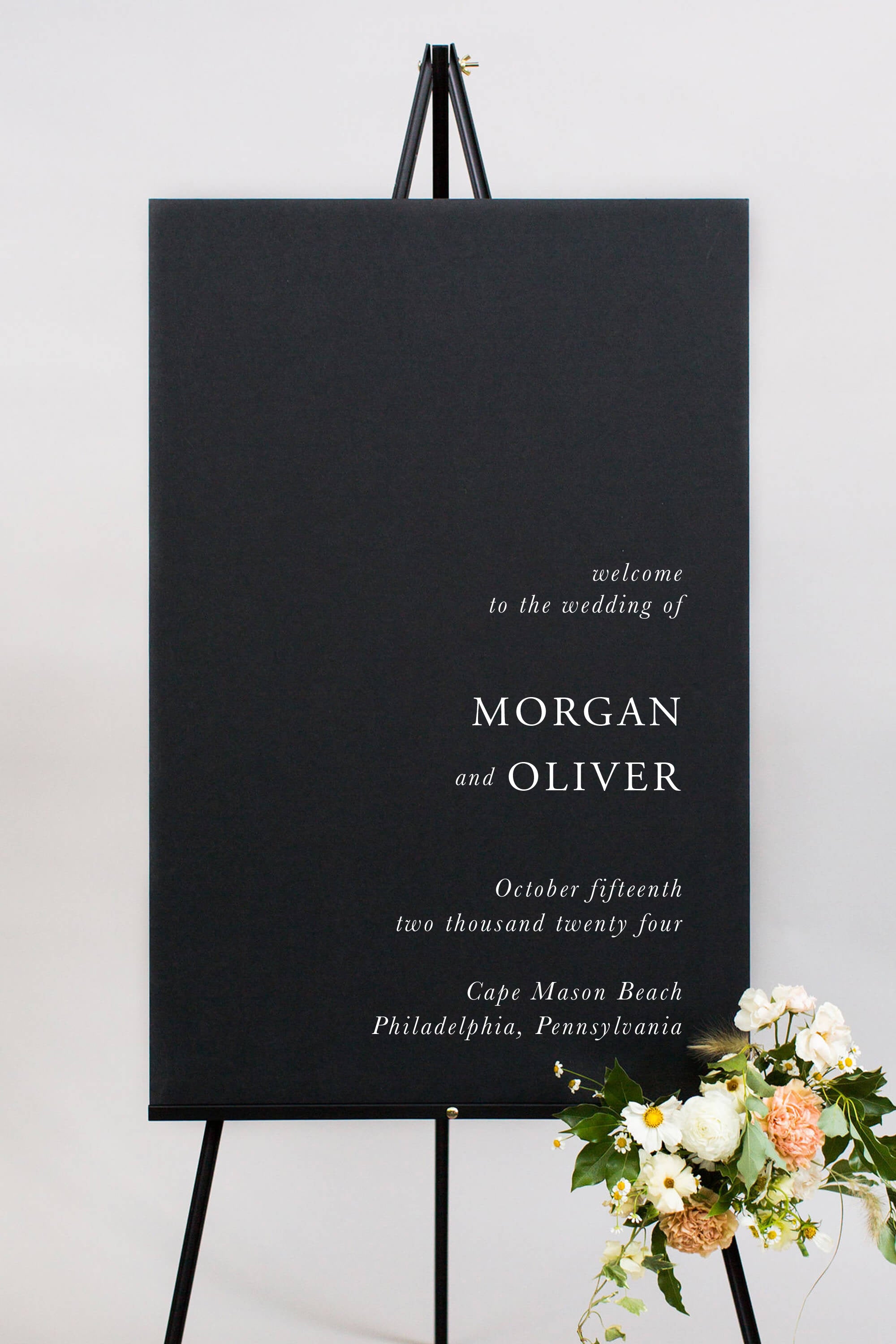 Wedding Welcome Sign | The Morgan