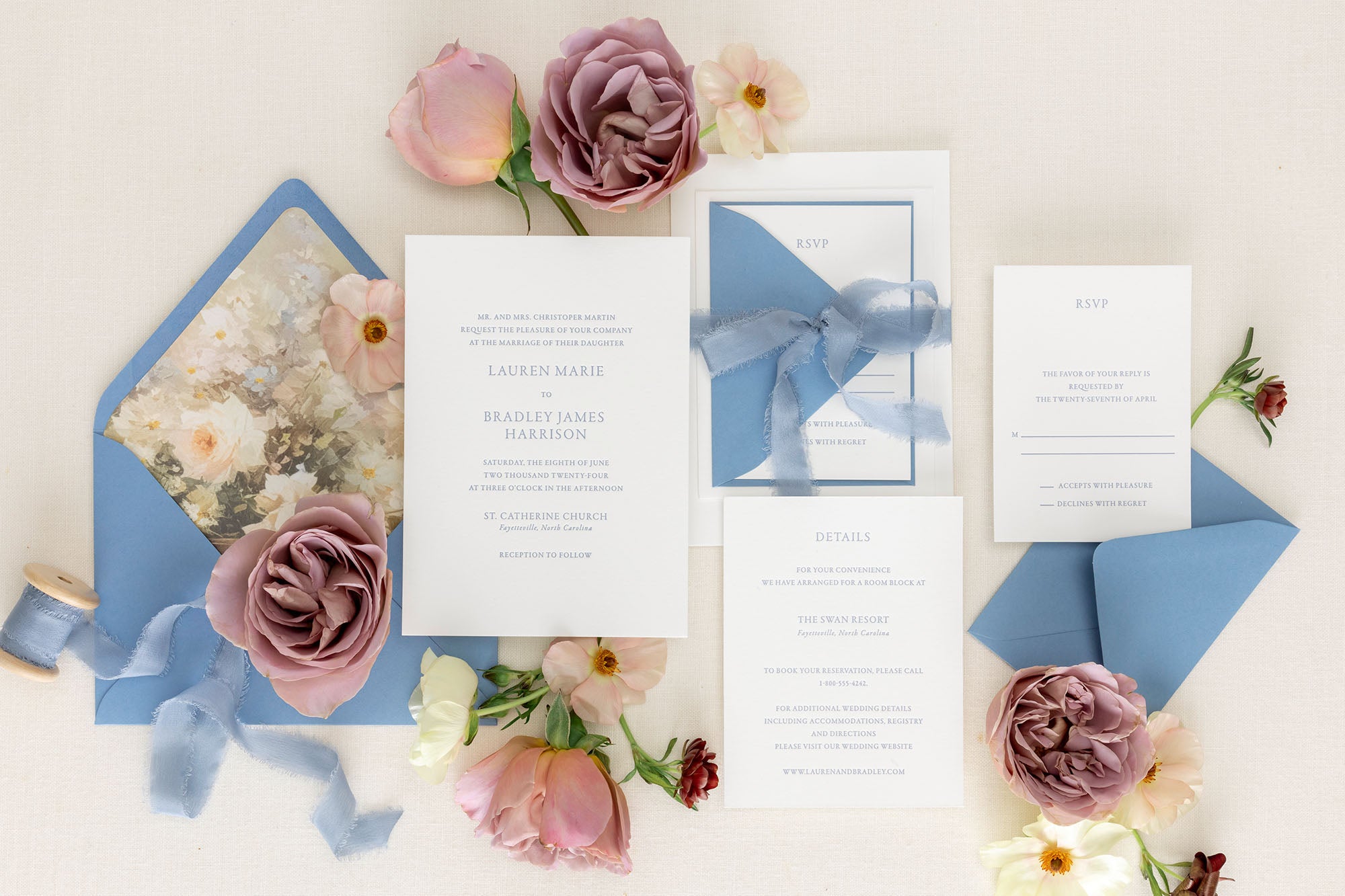 Printed Wedding Invitations Lily Roe Co