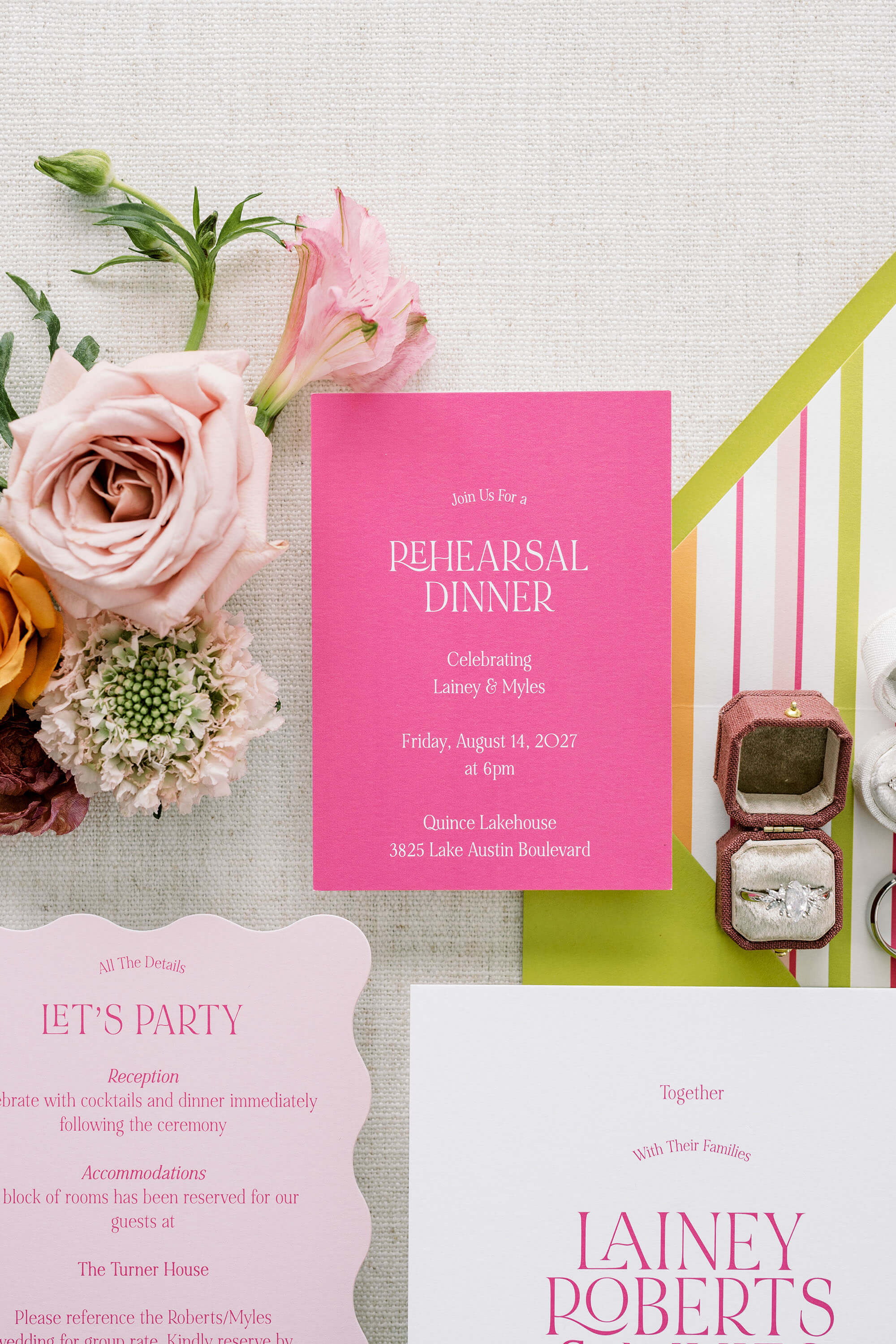 The Fruit Punch Wedding Invitation Sample Kit | Luxe & Layered