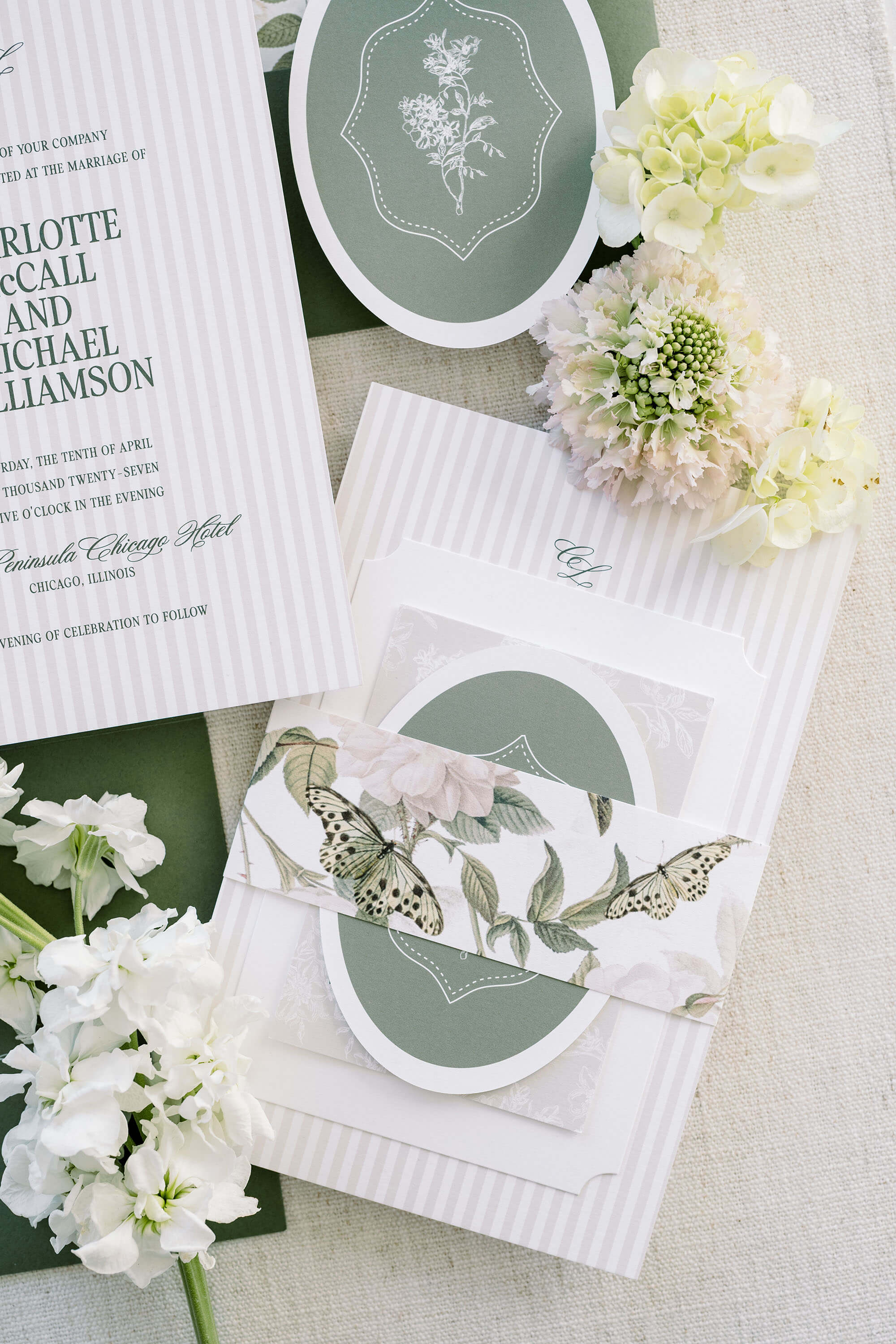 The Windsor Wedding Invitation Sample Kit | Luxe & Layered