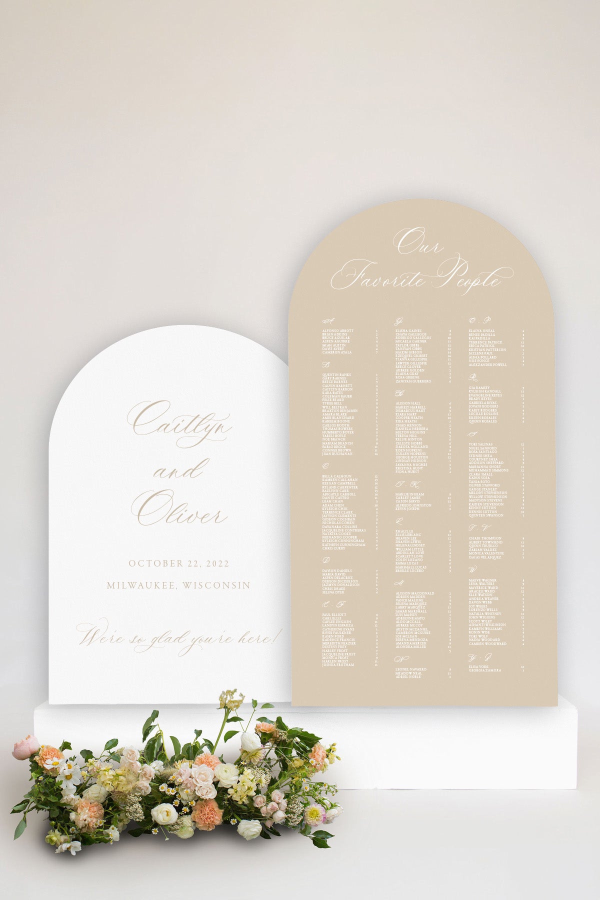 Wedding Ceremony Board Lily Roe Co.