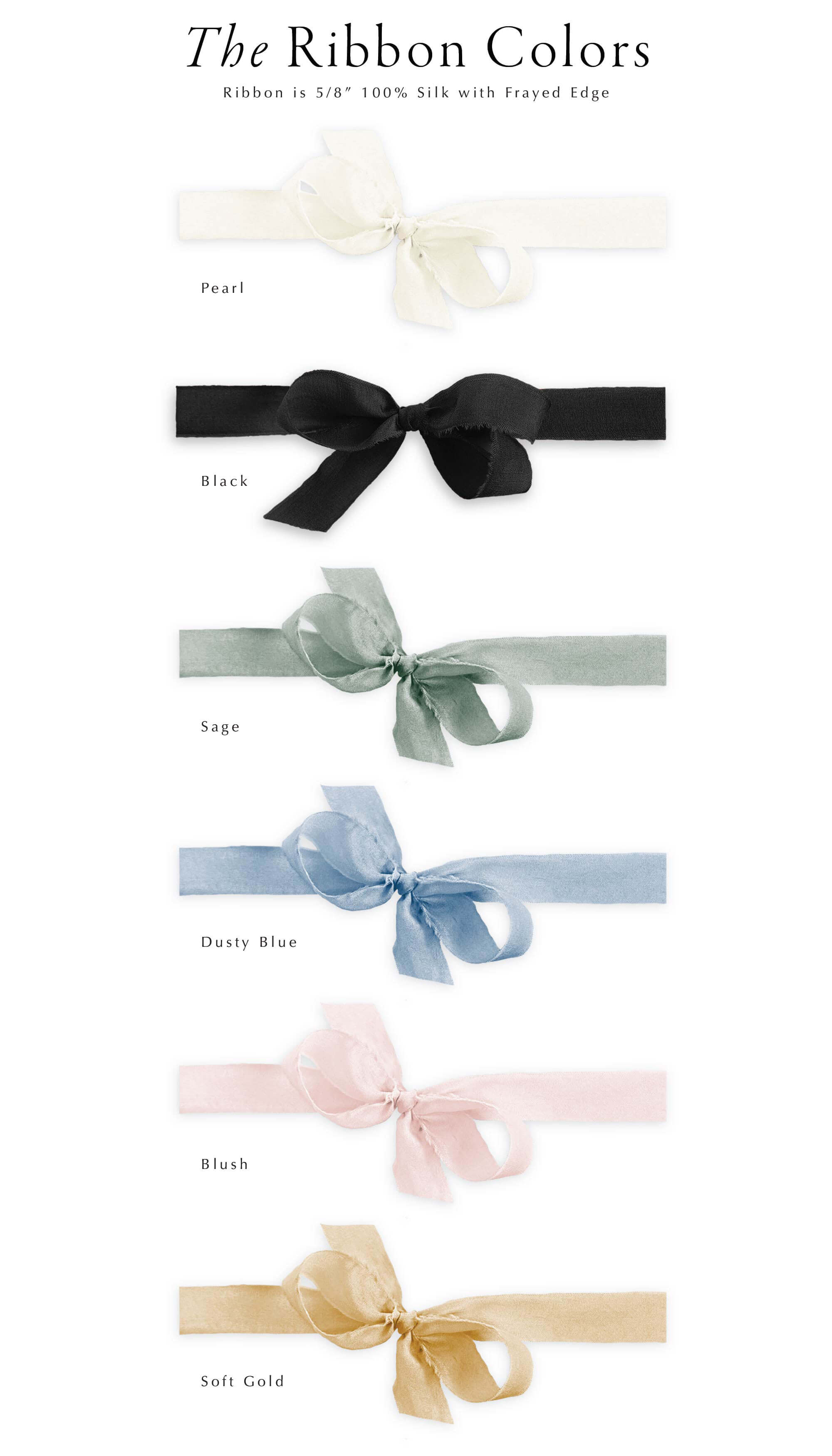 Wedding Invitation Ribbon Colors Lily Roe Co