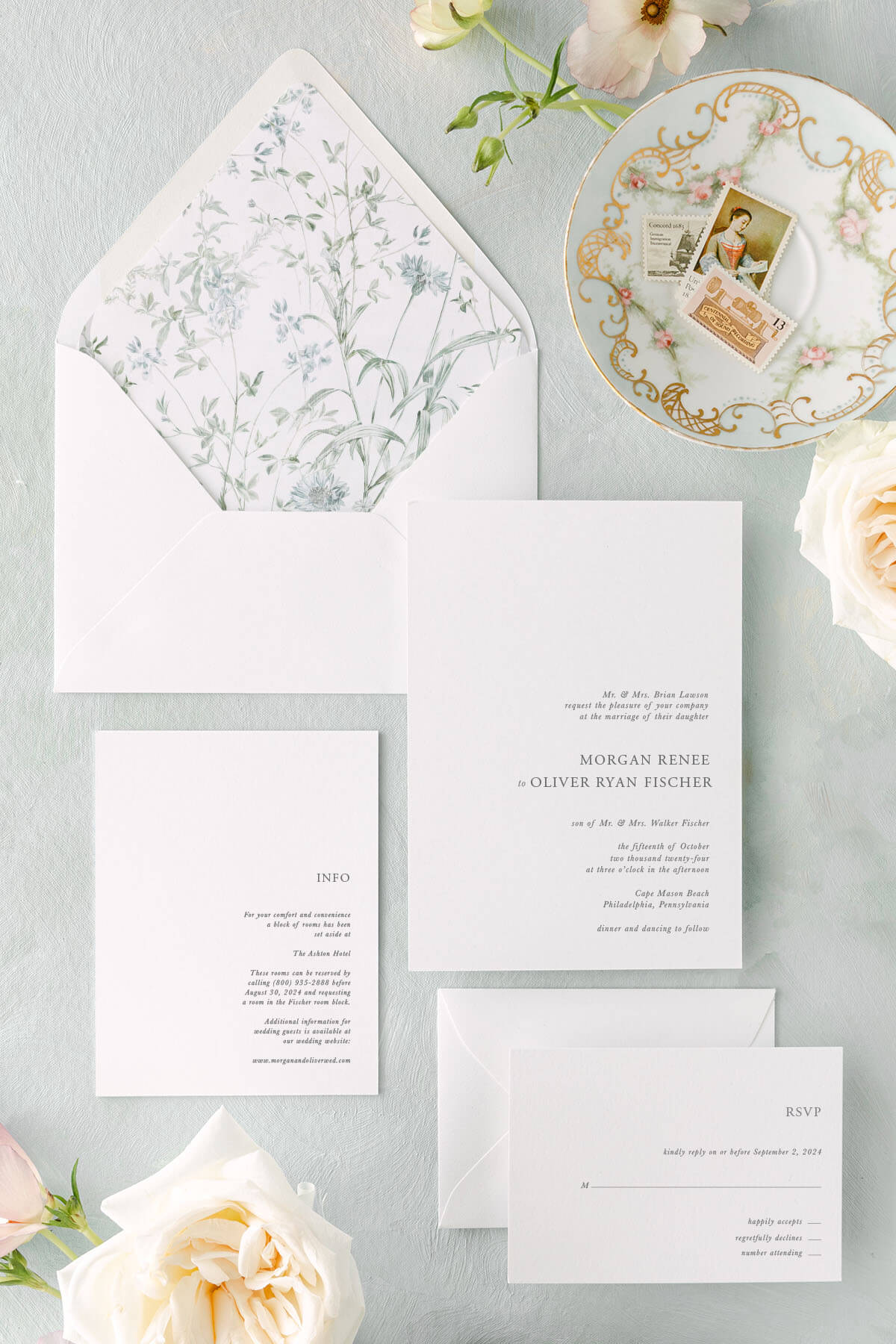 Wedding Invitation Suite Lily Roe Co