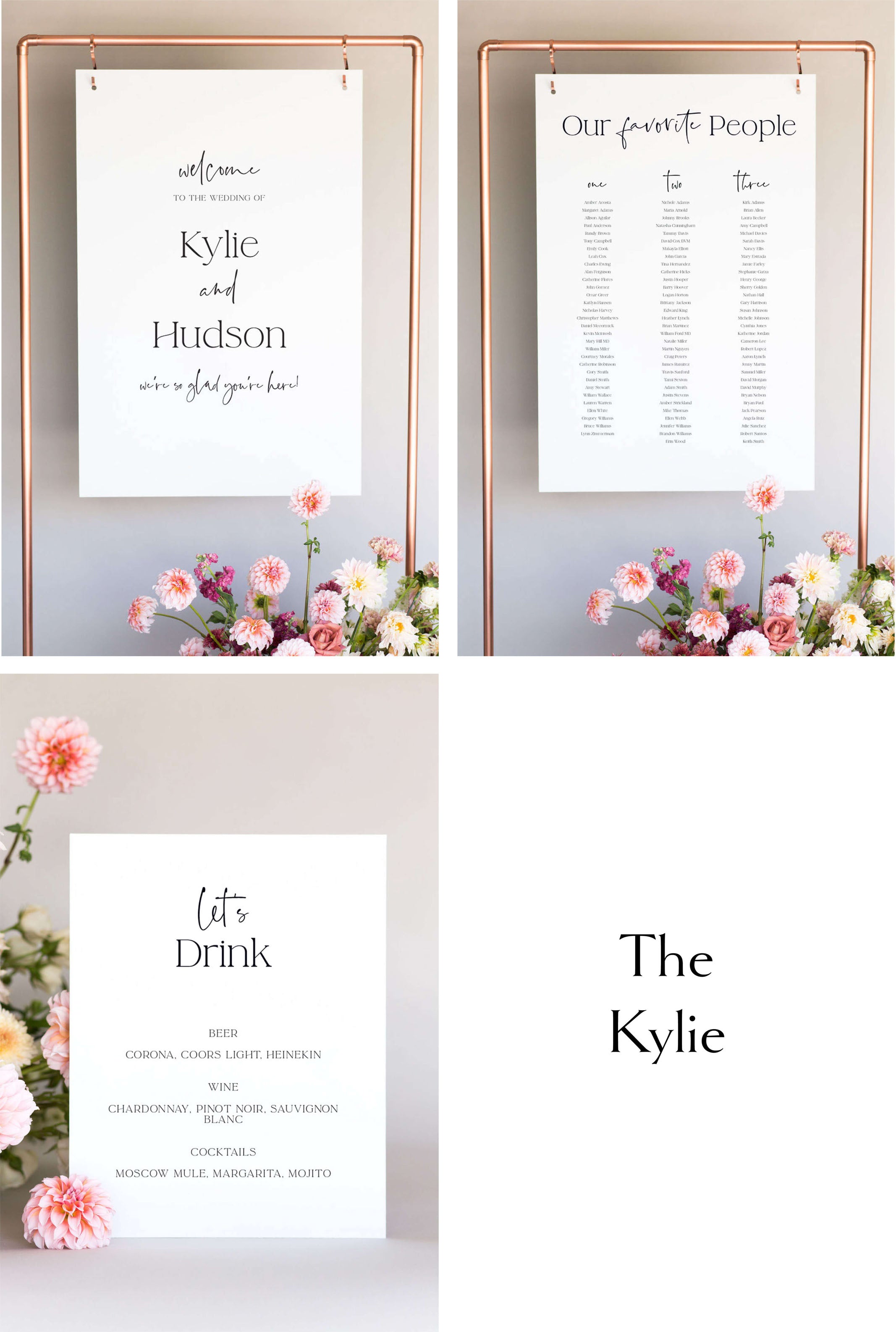 The Luxe Wedding Sign Package