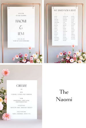 The Luxe Wedding Sign Package
