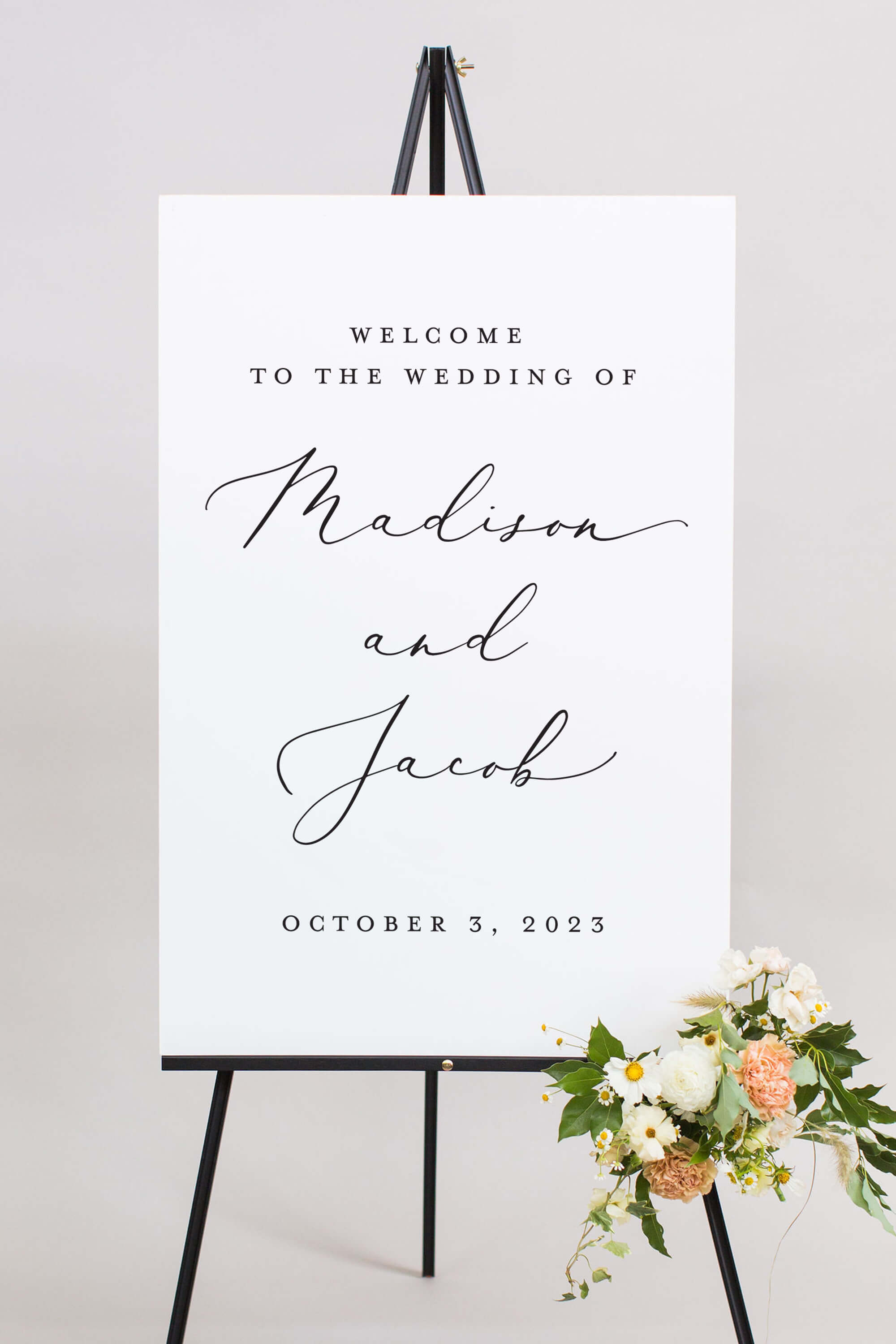 Wedding Welcome Sign Lily Roe Co.