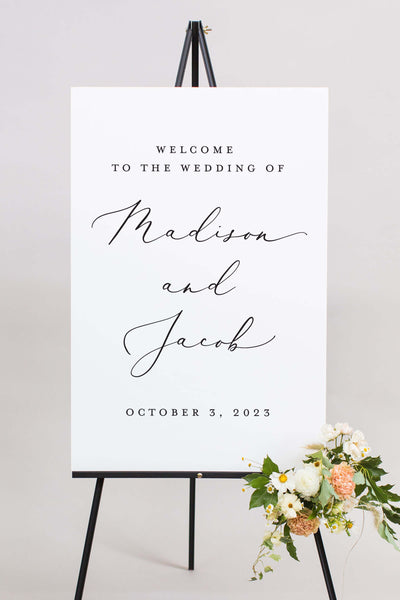 Wedding Welcome Signs | Lily Roe Co.