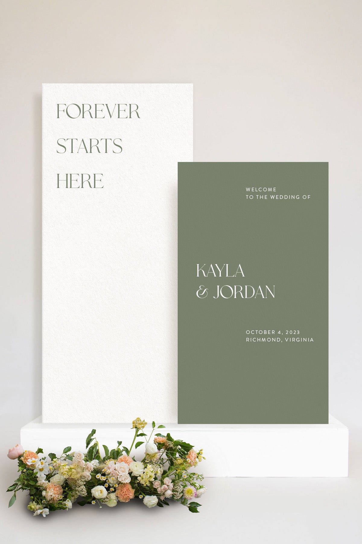 Wedding Ceremony Signs | The Kayla II