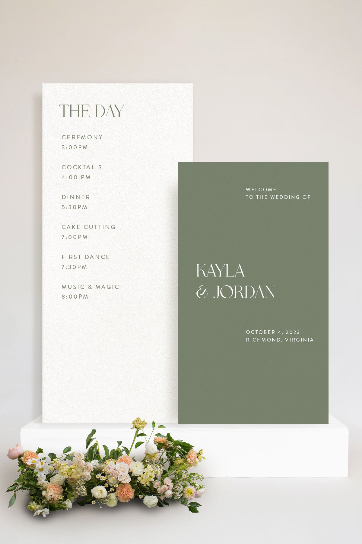 Wedding Ceremony Signs | The Kayla II