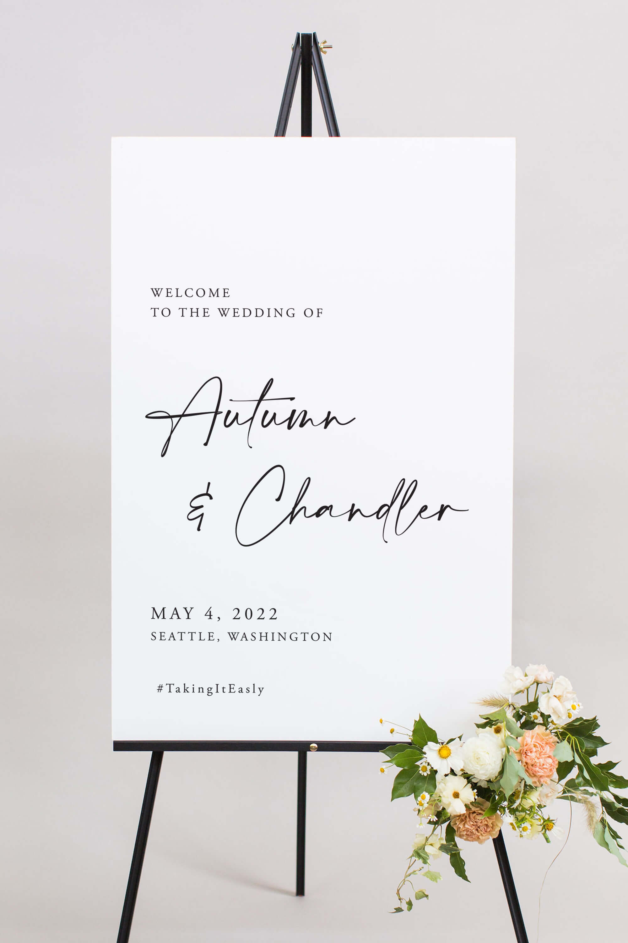 Welcome Wedding Sign Lily Roe Co.