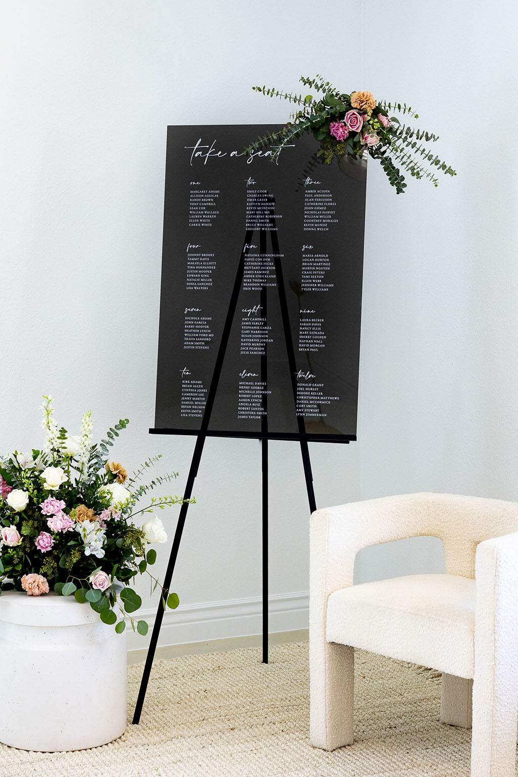 Seating Chart Board | The Autumn