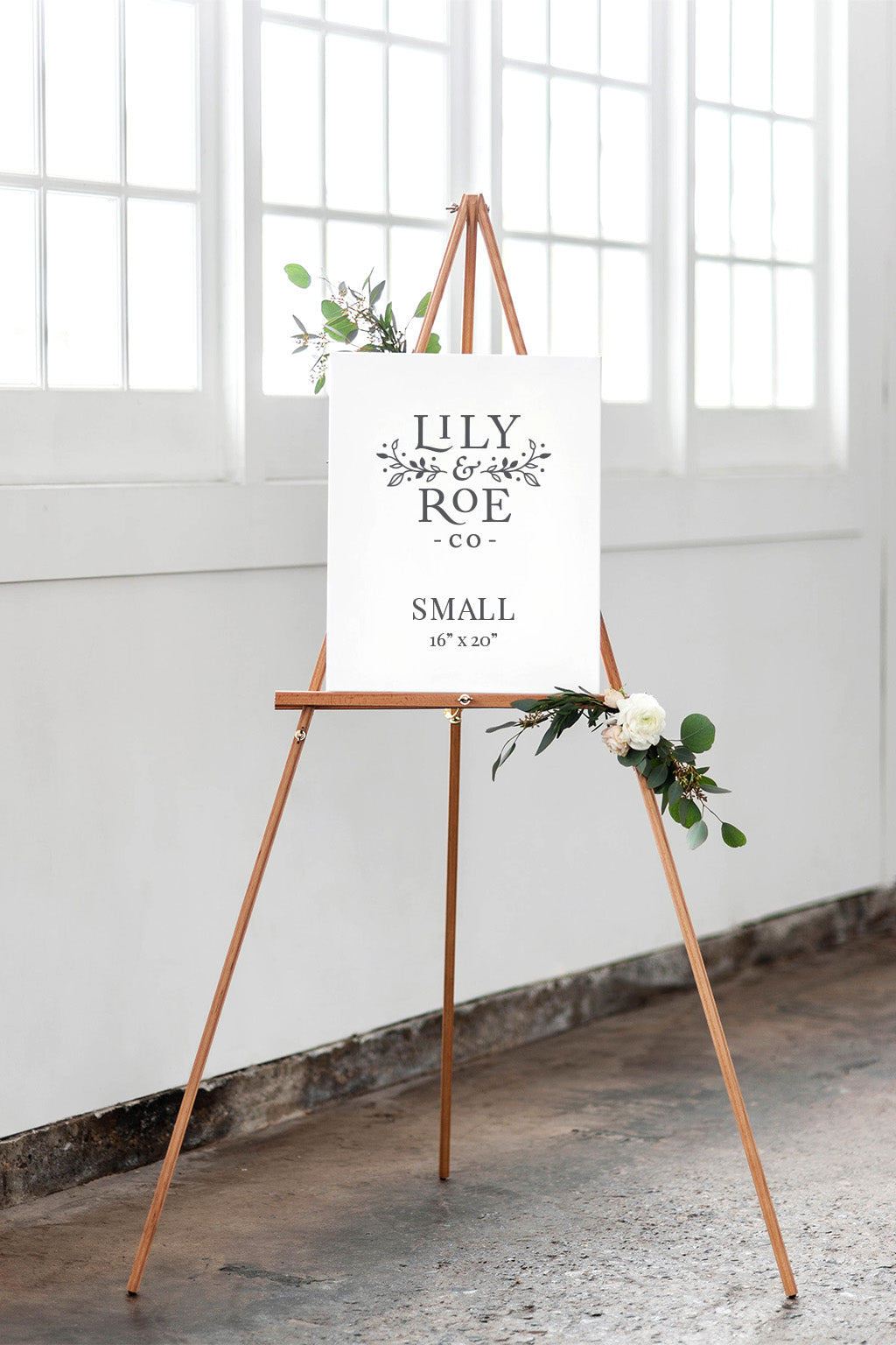 What Size Wedding Welcome Sign Should I Get Small Lily Roe Co