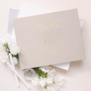 Elegant Wedding Guest Book 2 Lily Roe Co