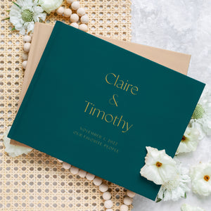 Minimal Wedding Guest Book Lily Roe Co 2