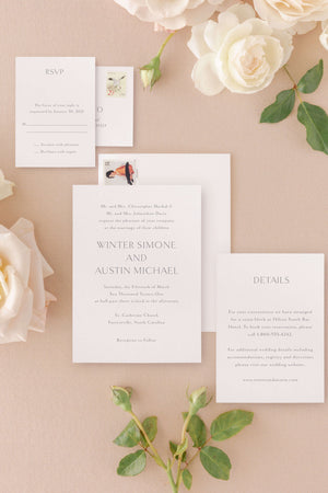 Classic Wedding Invitations | The Winter