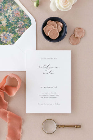 Elegant-Save-The-Date-Lily-Roe-Co.