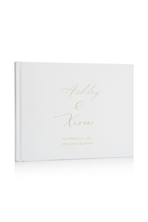 Elegant Wedding Guest Book Lily Roe Co