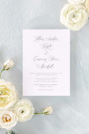 Formal Wedding Invitation | The Lillian
