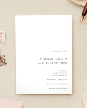 Unique Save The Dates | The Morgan