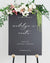 Elegant Wedding Welcome Board | The Madelyn