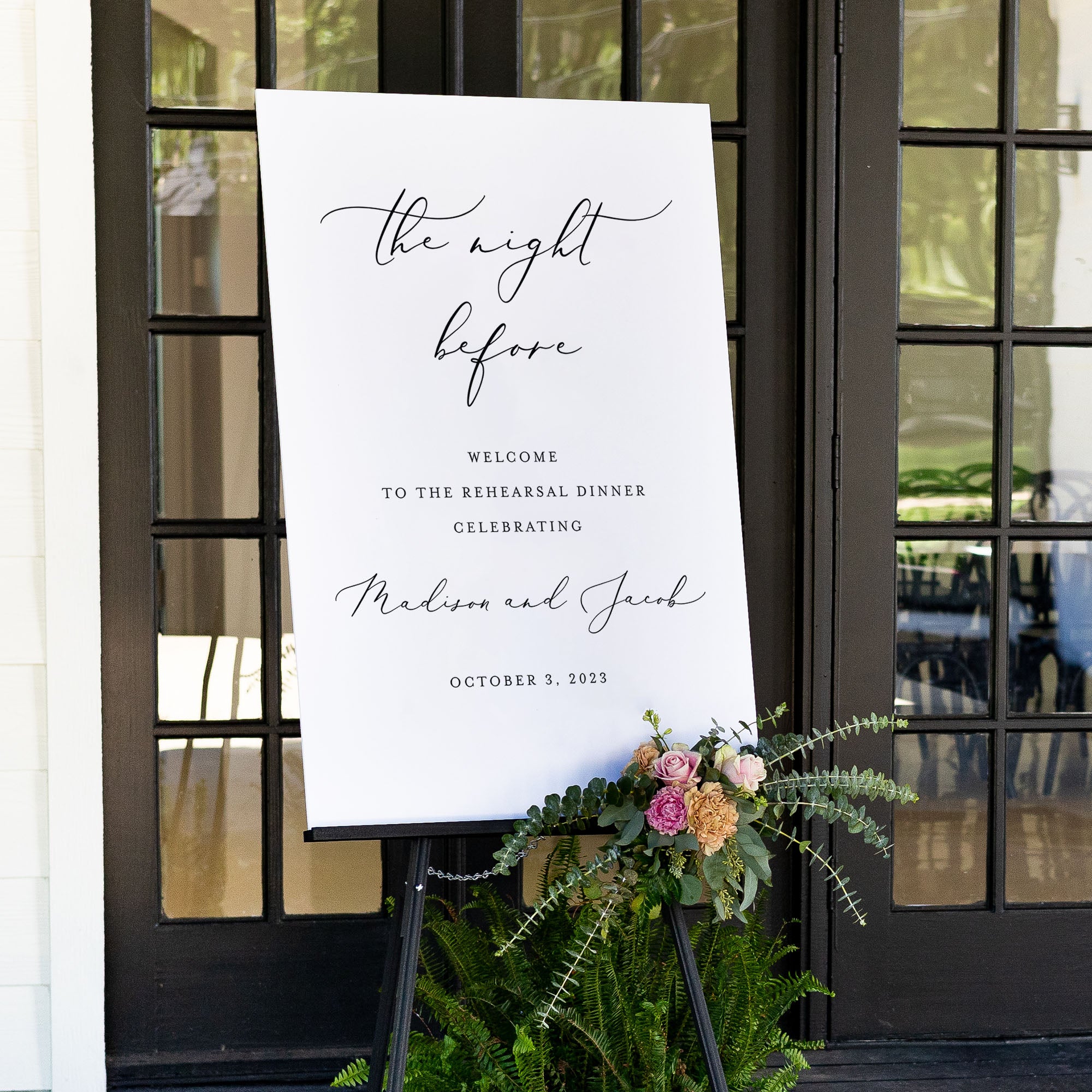 Rehearsal Dinner Welcome Sign | The Madison