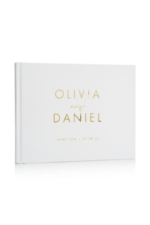 Minimalist Wedding Guest Book Lily Roe Co