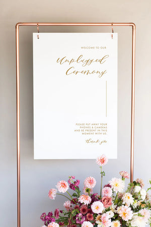 No Phones At Wedding Signs Acrylic | The Harper
