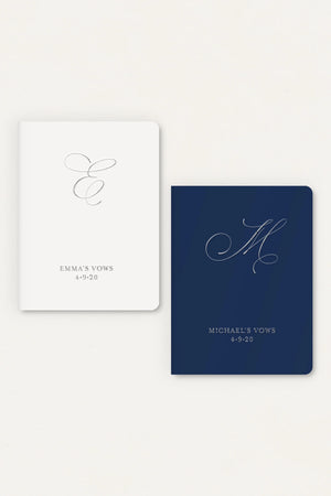 Personalized Vow Books | The Emma