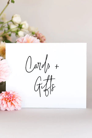 Table Signs for Wedding Reception Cards & Gifts