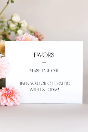 modern wedding favors sign lily roe co