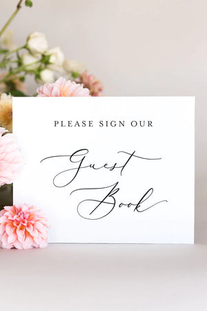 Guest book Table Signs For Wedding | The Madison