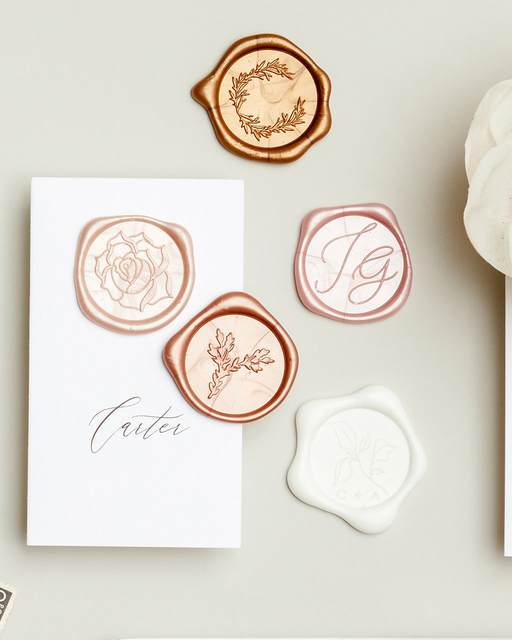 Harmony Wedding Monogram Adhesive Wax Seals #8905 Bundle with Stamp –  Nostalgic Impressions