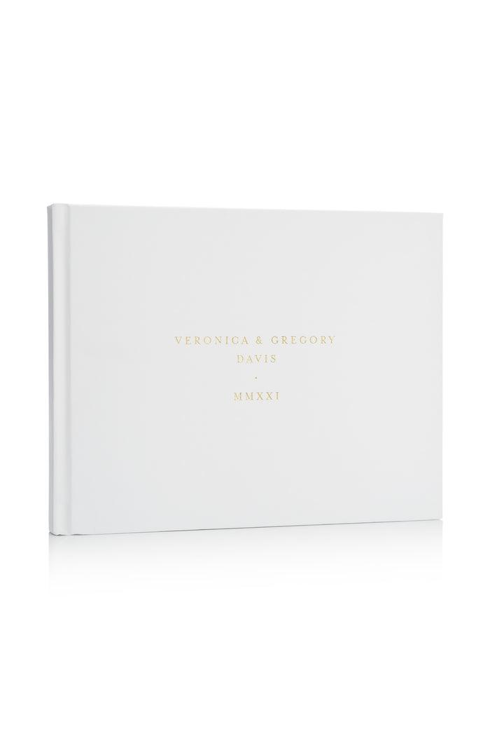 Wedding Guest Book With Lined Pages The Veronica