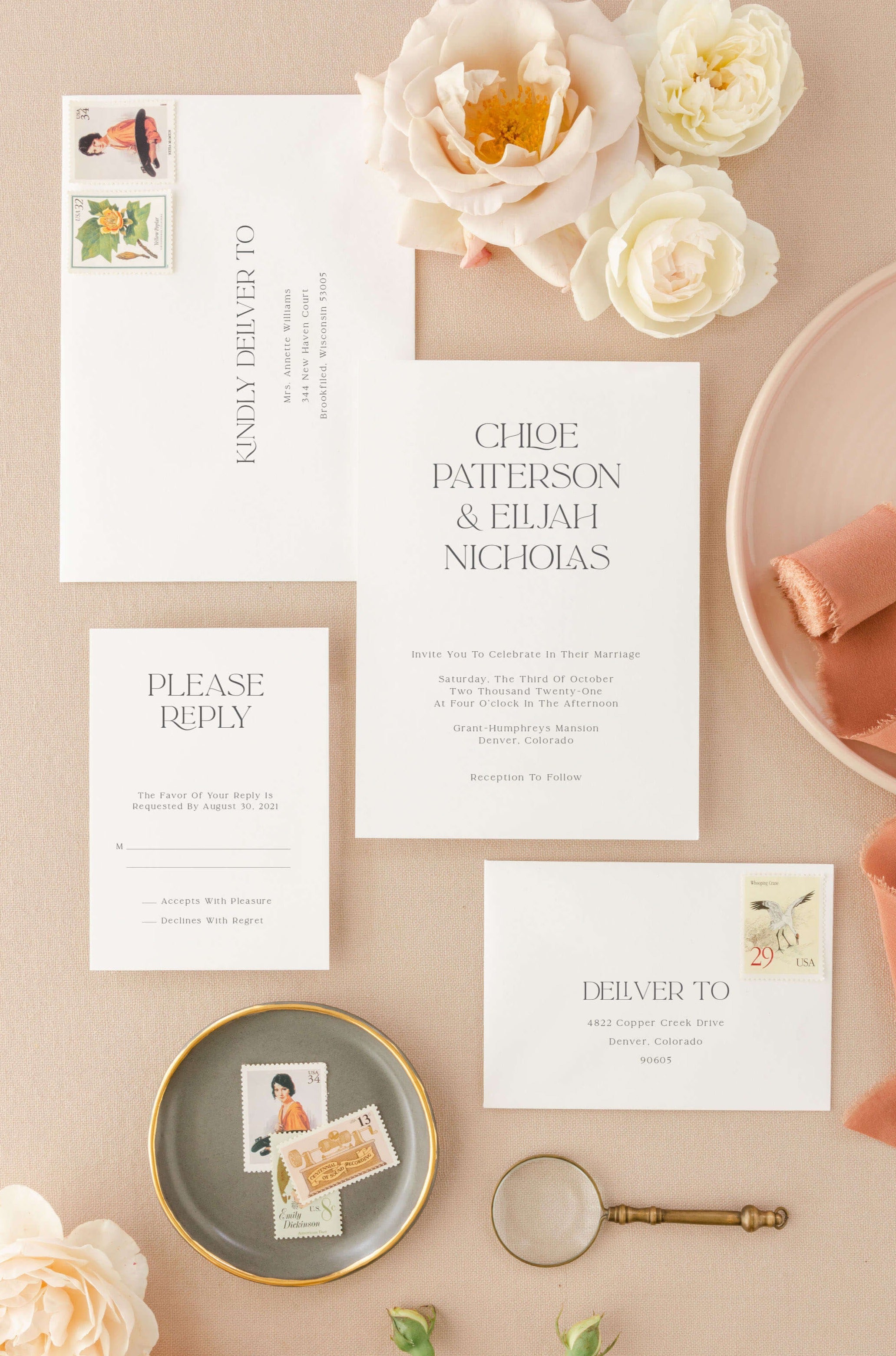 Invitation Example Layout Wedding invitation layout 60 photos - Vianawedding.com