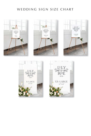 Order Of Events Wedding Acrylic | The Tori